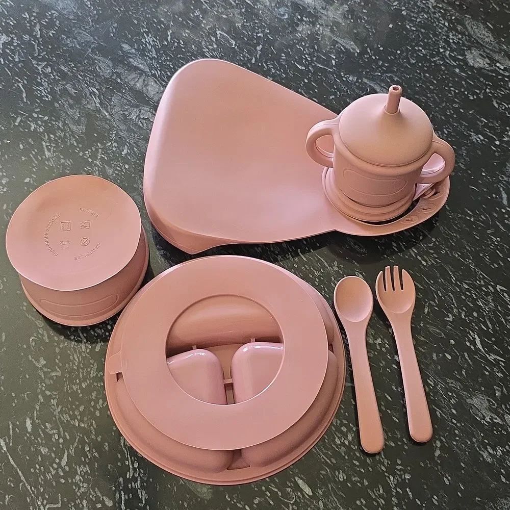 BRAND NEW SILICONE BABY FEEDING SET G1 - Picture 10 of 11